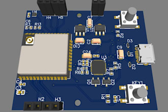 design arduino esp32 iot pcb, embedded system, schematic layout and firmware dev