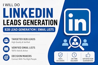 do linkedin leads generation b2b lead generation email lists