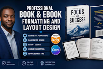 do book formatting, kindle formatting, ebook formatting
