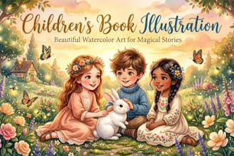 children story book illustration children story children story book illustration