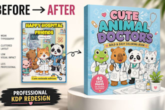 redesign your KDP cover for a professional market ready look