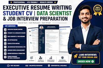 write executive resume writing for students data scientist cv and job interviews