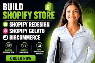 build shopify store redesign shopify website design shopify gelato bigcommerce
