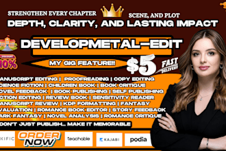 be your debut developmental editor, proofreading for fantasy, romance, children