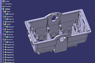 create 3d designs of high quality cad and technical drawings in catia v5