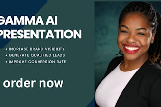 create modern, visually engaging presentations using gamma ai