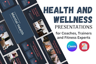 design health and weallness presentations for coach, trainers and fitness expert