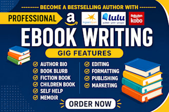 write a professional nonfiction ebook and kindle book