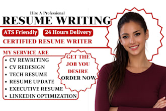 do executive resume CV redesign resume updating linkedin optimization