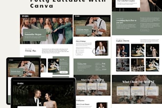 design custom canva planner, journal and printable templates