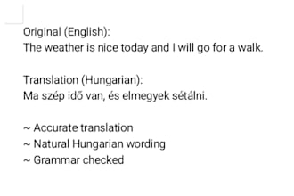 translate english and hungarian