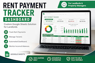 build a simple and automated rent tracking system in google sheets