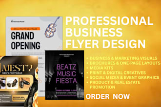 design flyer brochure and marketing flyer for business growth