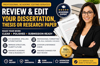 review, edit bachelor thesis, ghostwrite master thesis, phd report