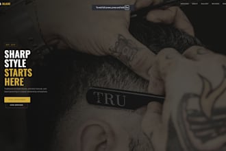 design a landing page for small businesses
