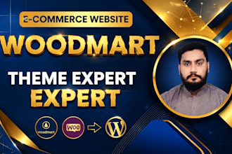 customize and build a woocommerce website using woodmart