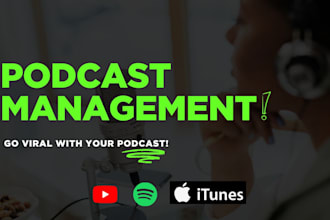 manage and market your podcast on spotify and youtube