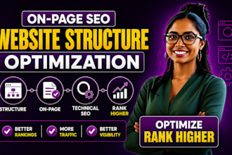 fix on page SEO issues and optimize structure