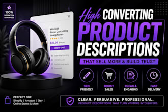 write engaging product descriptions