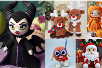 write amigurumi crochet pattern with step by step pdf pattern and video tutorial