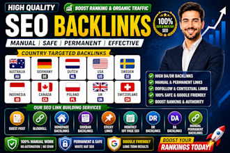 provide dutch, french, swiss, UK and USA high da contextual backlinks