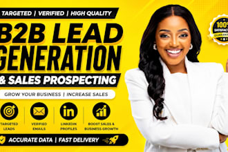 do targeted b2b lead generation and sales prospecting