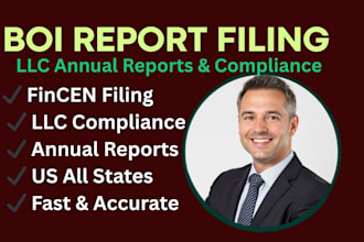 file fincen boi reports and llc annual reports in any state
