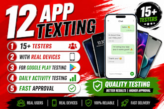 activate 12 real device testers for play store closed QA campaign