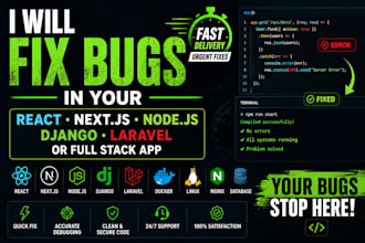debug and fix bugs in your web application