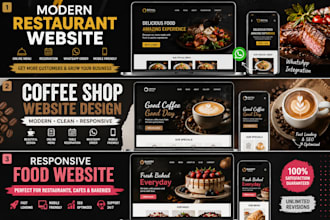 build a food restaurant website with online ordering
