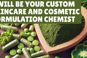 be your custom skincare and cosmetic formulation chemist