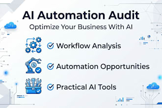 audit your business and show how to automate tasks with ai
