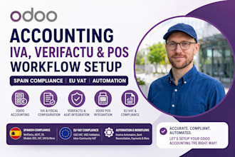 setup odoo erp accounting, pos, iva, verifactu and spanish fiscal workflows
