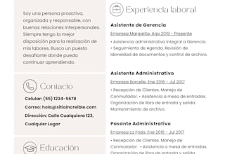 create a professional ats resume and CV