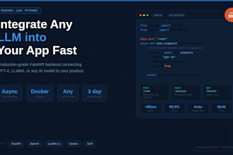 integrate openai llama into your app via fastapi