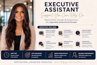 provide executive support for ceos and founders