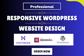 responsive wordpress website for startups