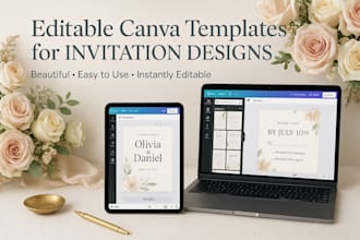 design editable digital products on canva, create mockups on canva