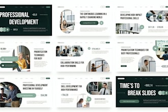 design professional business powerpoint presentations, proposal slides
