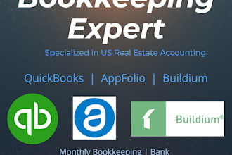 do appfolio buildium and quickbooks bookkeeping