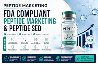 do peptide marketing, build fda compliant peptide website, peptide SEO