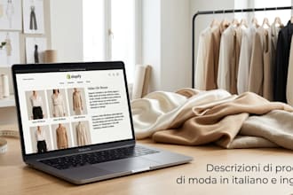 write luxury fashion product descriptions for your shopify store