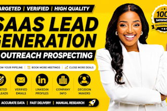 generate targeted saas leads and decision maker contacts leads generation expert
