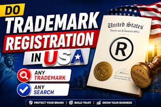 do trade mark registration in USA, any and search