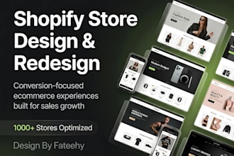 build a premium shopify website with cro focused design