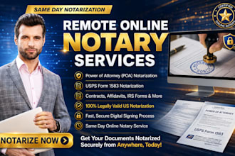 notarize your documents online fast legal US remote notary same day
