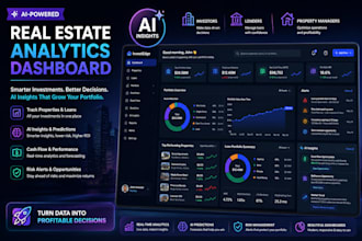 build a real estate investor portal with ai deal reporting
