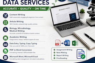 write biology content and articles