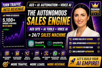 build a high traffic aeo wellness site with ai voice call automation