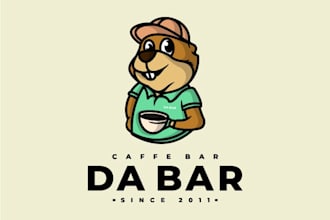 design modern and unique bar nightclub logo